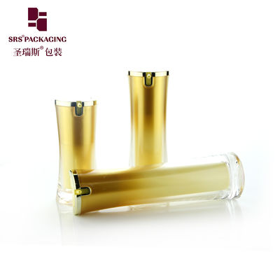 Beli bentuk persegi kemasan kosmetik produsen 1oz botol tanpa udara online manufacture