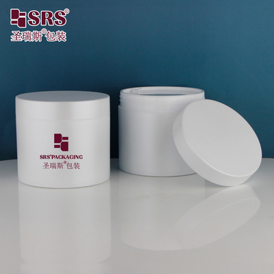 kosong Pearl Putih 400g Kapasitas besar PP PCR kosmetik kemasan krim beku PP Jar