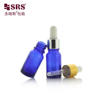 Ukuran Kecil Travel Pocket Face Serum Minyak Esensial Botol Dropper Kaca 10ml