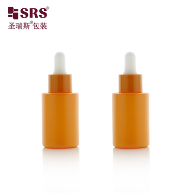 Warna-warni kustomisasi kosong minyak esensial botol dropper kaca 30ml