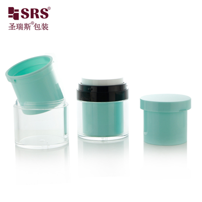 Pabrik Produsen Kemasan wajah yang dapat diganti Gel Perawatan Kulit Serum Pompa Airless Acrylic Cream Jar