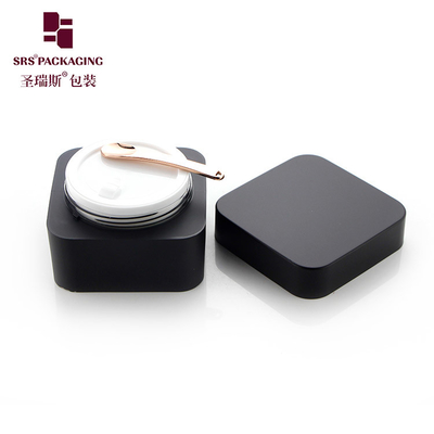 Kemasan Kosmetik Berkualitas Tinggi 5g 15g 50g Square Acrylic Plastic Container Untuk UV Gel Cream Jar 30g