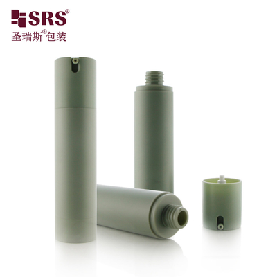 50ml Kustomisasi Warna Plastik SEBAGAI Kemasan Pompa Serum Lotion Botol Pengap 15ml 30ml