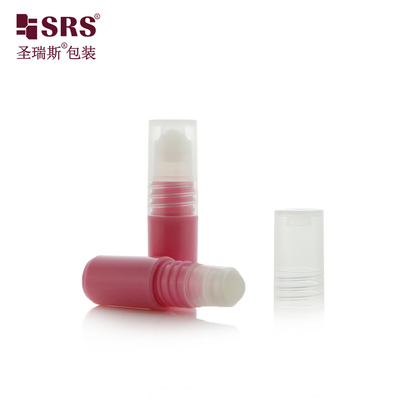 SRS Factory Customization Plastik Desain Unik Plastik Roller Ball Container 3ml Botol Roll On