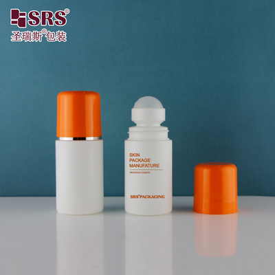 60ml 2 oz Custom Color PP PCR Eco-friendly Botol Plastik Deodorant Roll On Packaging