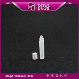 SRS kemasan China gel mata menggunakan 3ml botol plastik bola rol dengan PP cap kru bola logam