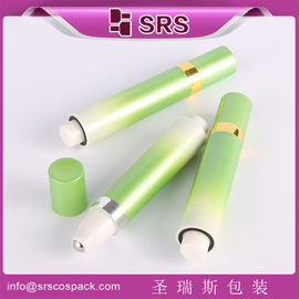 Shengruisi kemasan SY-10ml plastik roll press airless pada botol dengan bola logam