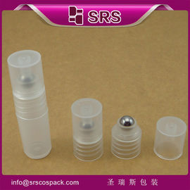 SRS dibuat di Cina 3ml roll isi ulang pada botol plastik dengan tutup sekrup PP untuk sampel gel mata