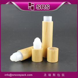 SRS produsen plastik kosong dengan cangkang bambu botol bola rol dengan bola logam atau PP