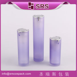 botol pompa airless bentuk silinder kosmetik berkualitas tinggi