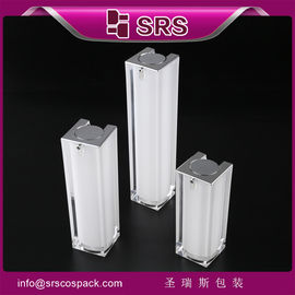 SRS Airless Pump Cosmetic berisi 15ml 30ml 50ml Luxury Acrylic Personal care Packaging
