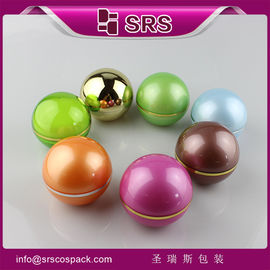 SRS grosir mewah 50g acrylic bentuk bola toples untuk produk perawatan kulit sampel gratis