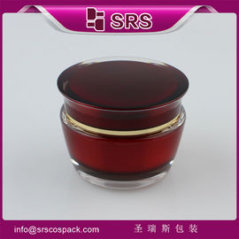 SRS bebas sampel plastik 50ml perawatan kulit daur ulang acrylic botol kemasan dengan tutup sekrup