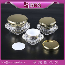 J060 5ml 15ml 30ml 50ml topeng berbentuk berlian toples grosir