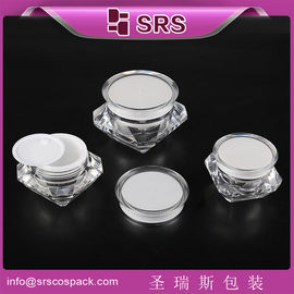 kristal berkualitas tinggi 15g 30g berlian kosmetik acrylic toples