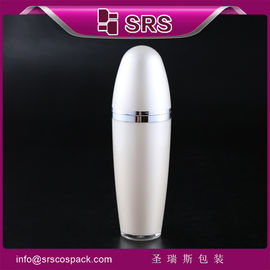 SRS China produsen botol plastik acrylic putih isi ulang lotion wadah untuk serum