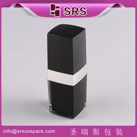 SRS Cina produsen Luxury Acrylic kosong Square Cream Semprot Pompa Botol Untuk wajah Cream