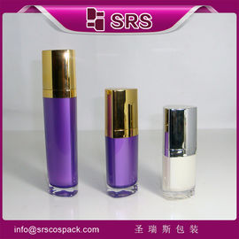 Shengruisi Custom Color Triangle 15ml 30ml 50ml Plastik Lotion Akrilik Pengemasan Perawatan Kulit