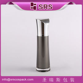 SRS China Supplier mewah kosong produk perawatan kulit hitam wadah botol lotion akrilik