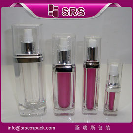 SRS China Manufacture Acrylic Cosmetic 15ml 30ml 60ml 120ml Botol Lotion Plastik dengan tutup