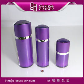 SRS kosong botol kosmetik mewah 30ml 60ml 120ml plastik bentuk mata hitam wadah akrilik
