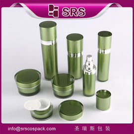 SRS China paket kemasan kosmetik grosir platic kosong toples krim dan botol akrilik