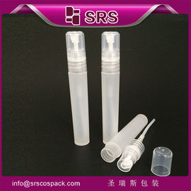 China memasok botol semprotan plastik putih 8ml untuk Parfum atomizer
