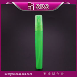 SRS grosir warna alam Bulat 10ML plastik parfum wadah kecil dengan pompa penyemprot