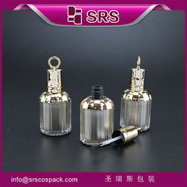 Shengruisi kemasan NP-002 botol plastik 8ml gel kuku dengan tutup dan sikat