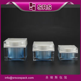 plastik kecantikan J053 30ml 50ml 80ml botol kosmetik persegi