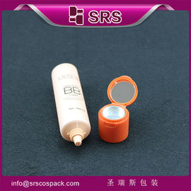 BB cream tube dengan cermin wadah perawatan kulit pemasok