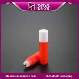 Botol rol 2ml grosir, botol plastik mini warna merah