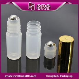 Roll plastik transparan di botol, 3ml grosir kosong roll di botol