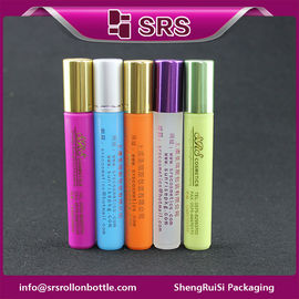 RPA-8ml roll pada botol dengan tutup aluminium untuk krim mata, botol plastik kosong