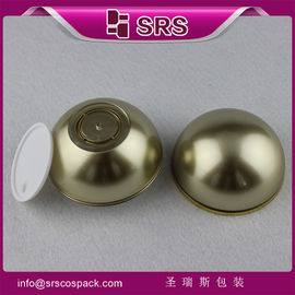 wadah perawatan kulit berbentuk bola emas,J015-50g toples kosmetik mewah