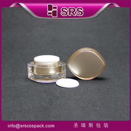 Pembekal wadah kosmetik bentuk mata,J103 15g 30g 50g toples elegan