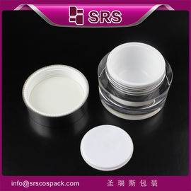 J023 wadah kosmetik mewah, 15g 30g 50g toples perawatan kulit