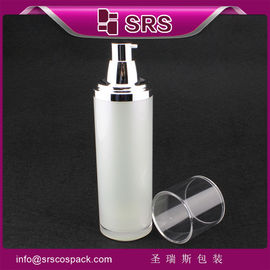 A023 botol pompa tanpa udara 15ml 30ml 50ml 100ml produsen botol kristal kosmetik