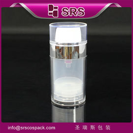 A0212 30ml 50ml botol kosmetik tanpa udara, grosir botol kosong