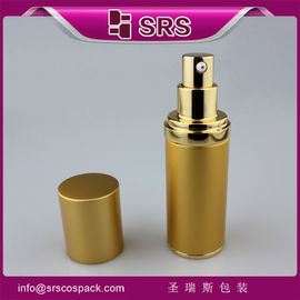 TA024 Botol tanpa udara aluminium 15ml 30ml 45ml dengan dispenser