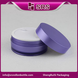 warna ungu J027B 12ml toples krim wajah pemasok