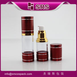 A022 botol pompa tanpa udara 1 oz wadah dasar vakum isi ulang