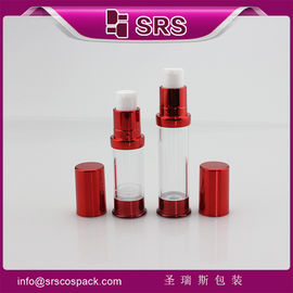 A0214B 5ml 10ml botol kosong tanpa udara, botol vakum ukuran perjalanan berkualitas tinggi