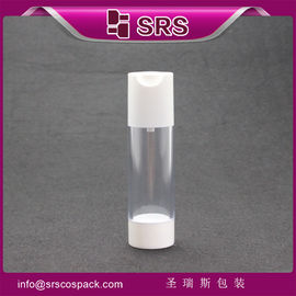 TA021 Serum perawatan kulit warna putih injeksi tanpa udara botol kosong