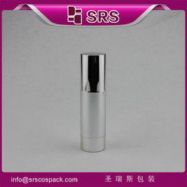 A022 botol berwarna perak aluminium tanpa udara kosong dari pabrik Cina