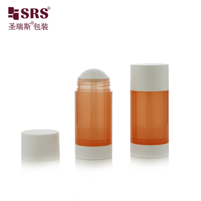 15ml 30ml 50ml 75ml 90ml kosong PP bulat PCR Daur Ulang Eco Deodorant Stick Container