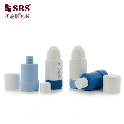 PP PCR Bahan Daur Ulang Gaya Roller Deodorant Gel Roll On Botol Plastik 50ml