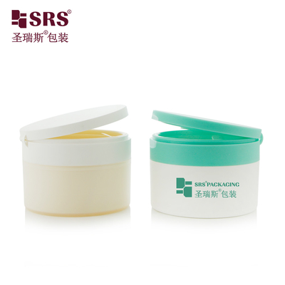Injeksi Warna PP Container Dengan Flip Cap Plastik sendok 100g Cosmetic Cream Jar