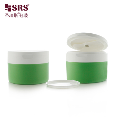 120g 4 OZ Plastik PP PCR Bahan Daur Ulang Krim Perawatan Kulit Botol Kosong Untuk Body Scrub Botol