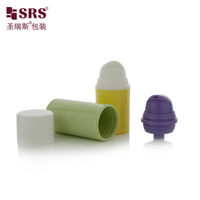 Injeksi Warna Custom Plastik Kosmetik Serum Vacuum Pump PP Airless Botol
